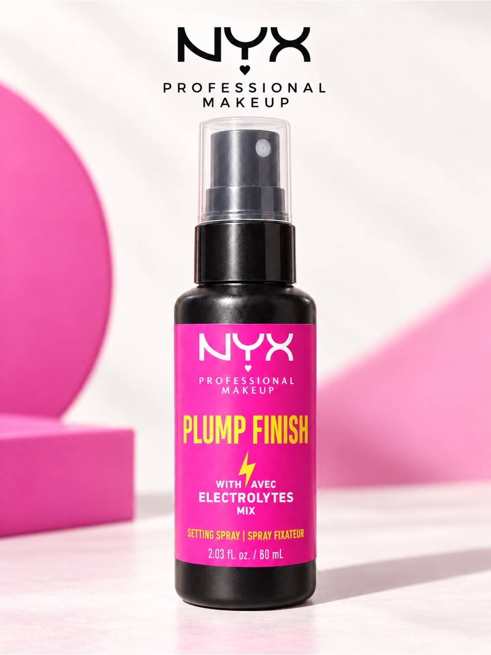 NYX Plump Finish Setting Spray with Electrolytes 2.03 oz